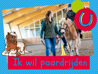 Ik wil op paardrijden